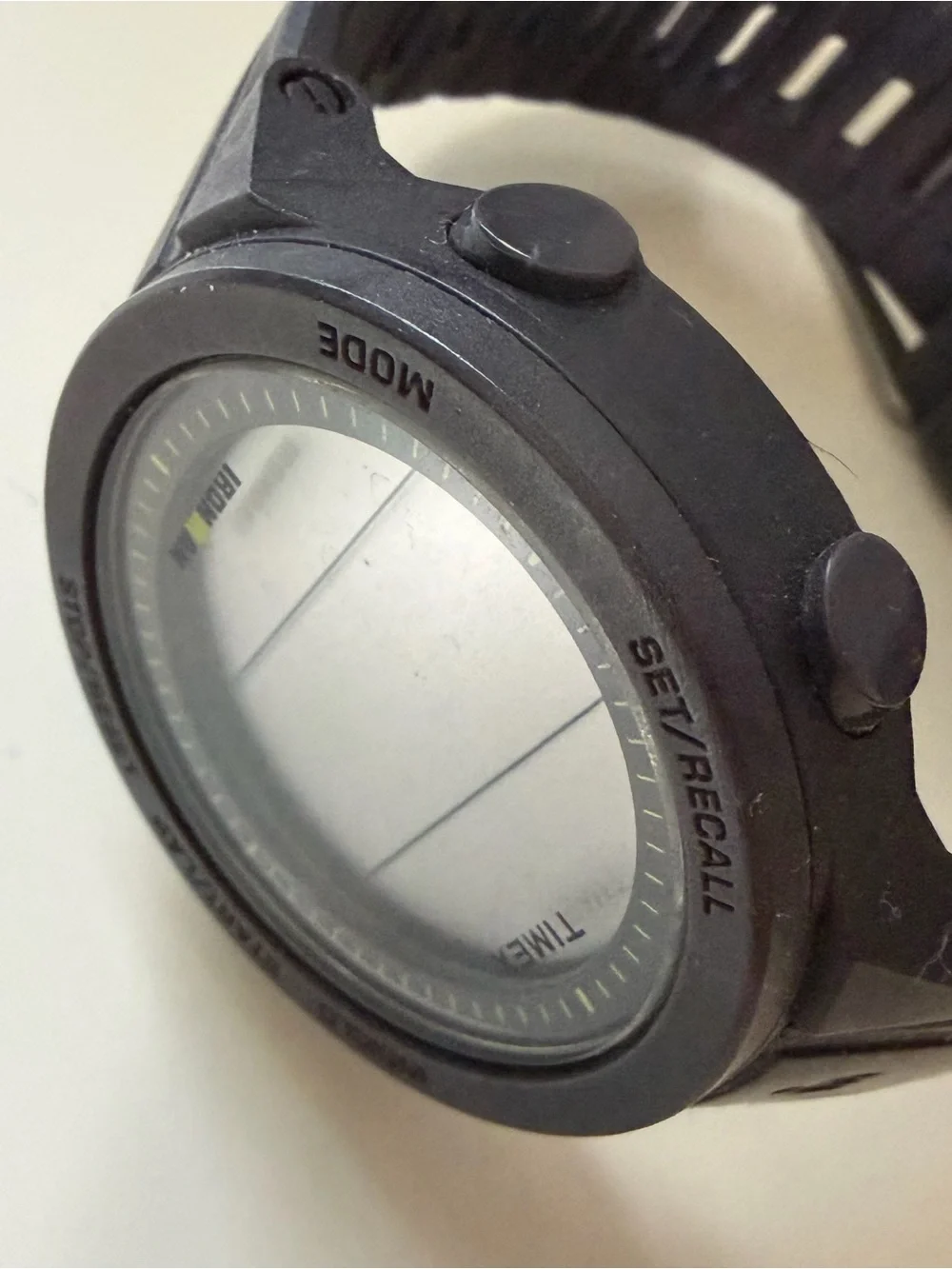 Timex Black Digital Sports Watch with Lime Accent